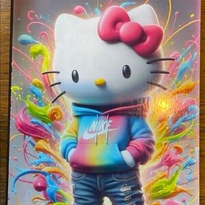 One of a kind hello kitty themed notebook 🧩